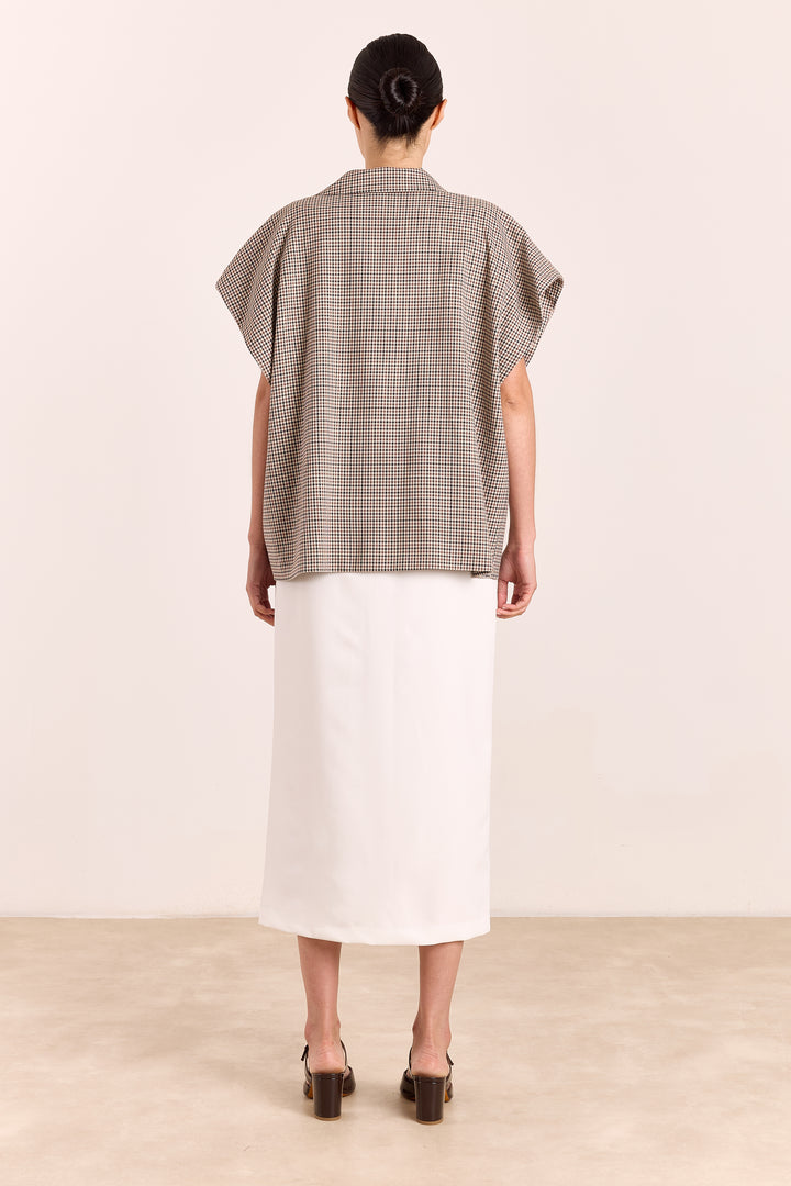 Morgane English Checks Brown